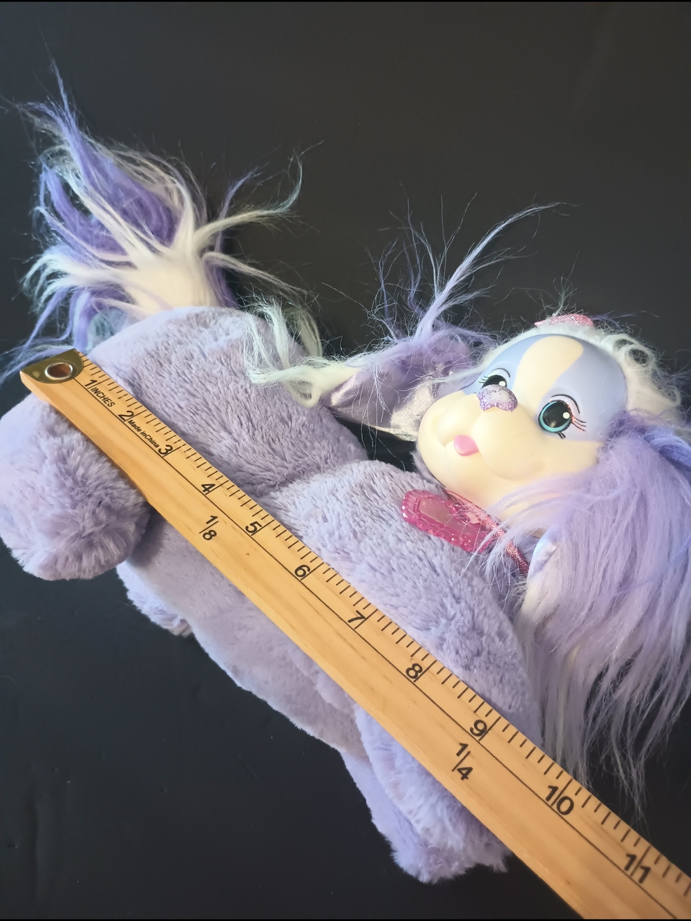 Surprise Puppy Lavender Plush Puppy Stuffed Animal - Soft Purple Toy